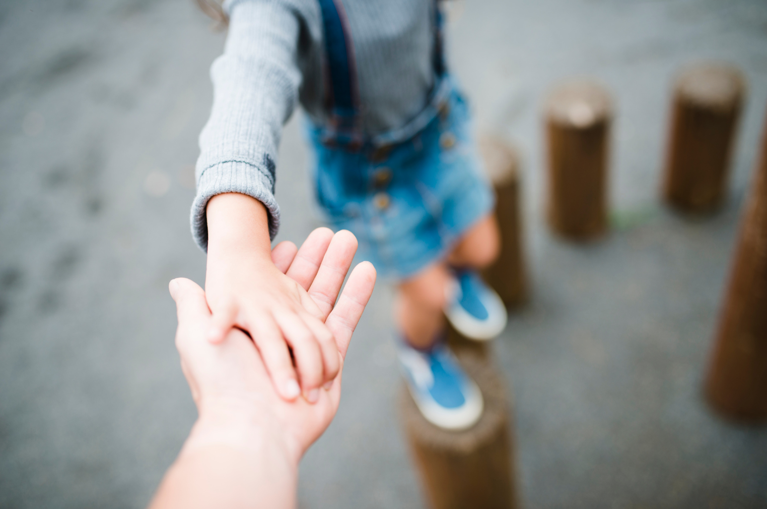 parent helping child