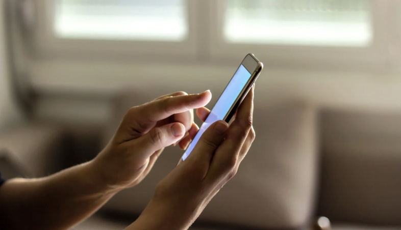 person holding smartphone